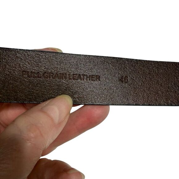 Vintage Leather & Brass Equestrian Hoof Pick Belt Sz 46 Brown Unisex main image 7
